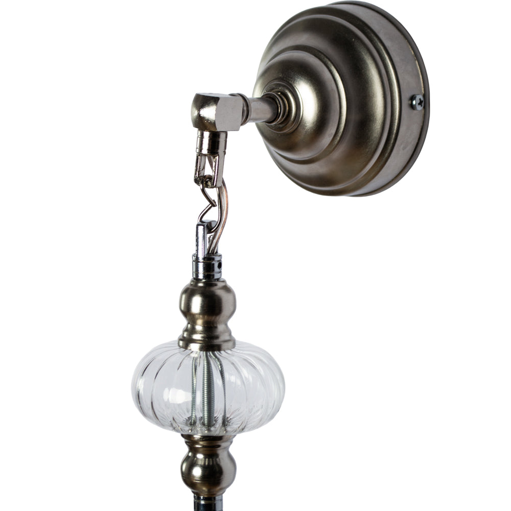 Wall Lamp, 1 Lights, Copper, 16×42cm - Silver